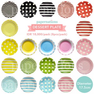Dessert Paper Plates 7" Dessert Paper Plates 7"
